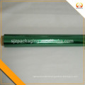 Green transparent color mylar plastic film